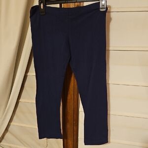 SO Deep Blue Capri Leggings